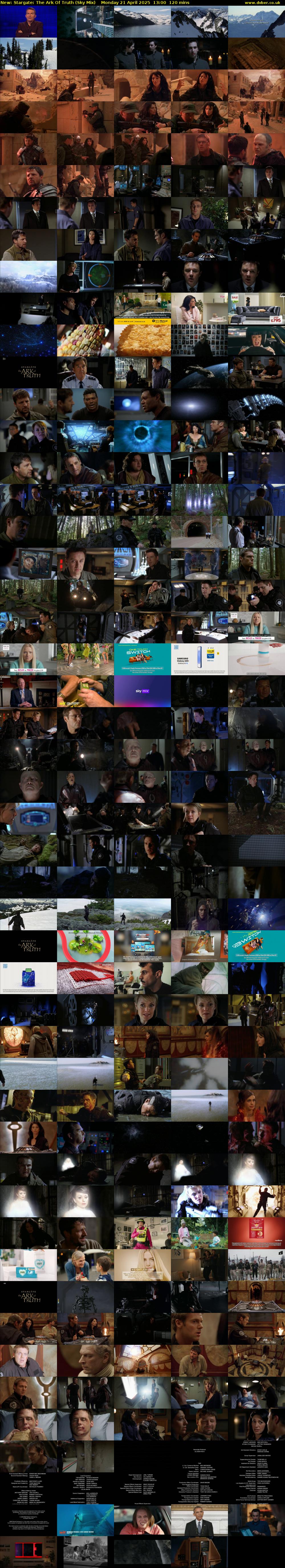 Stargate: The Ark Of Truth (Sky Mix) Monday 21 April 2025 13:00 - 15:00