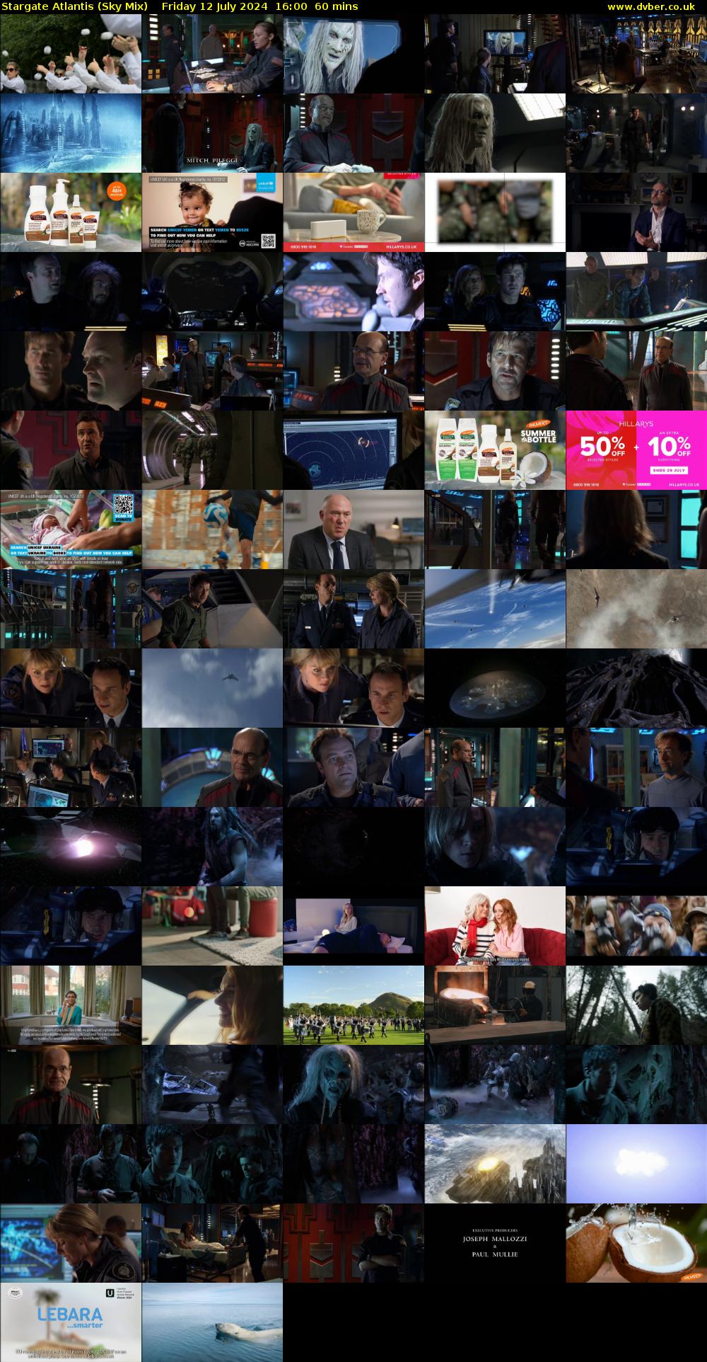 Stargate Atlantis (Sky Mix) Friday 12 July 2024 16:00 - 17:00