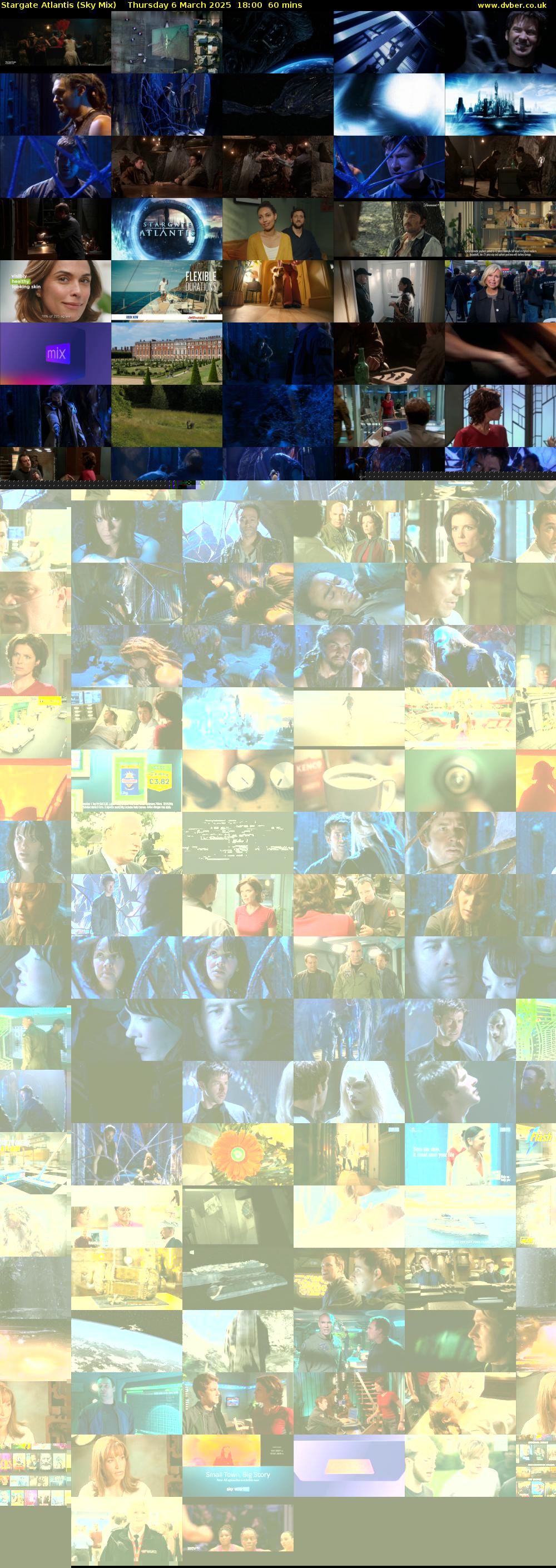 Stargate Atlantis (Sky Mix) Thursday 6 March 2025 18:00 - 19:00