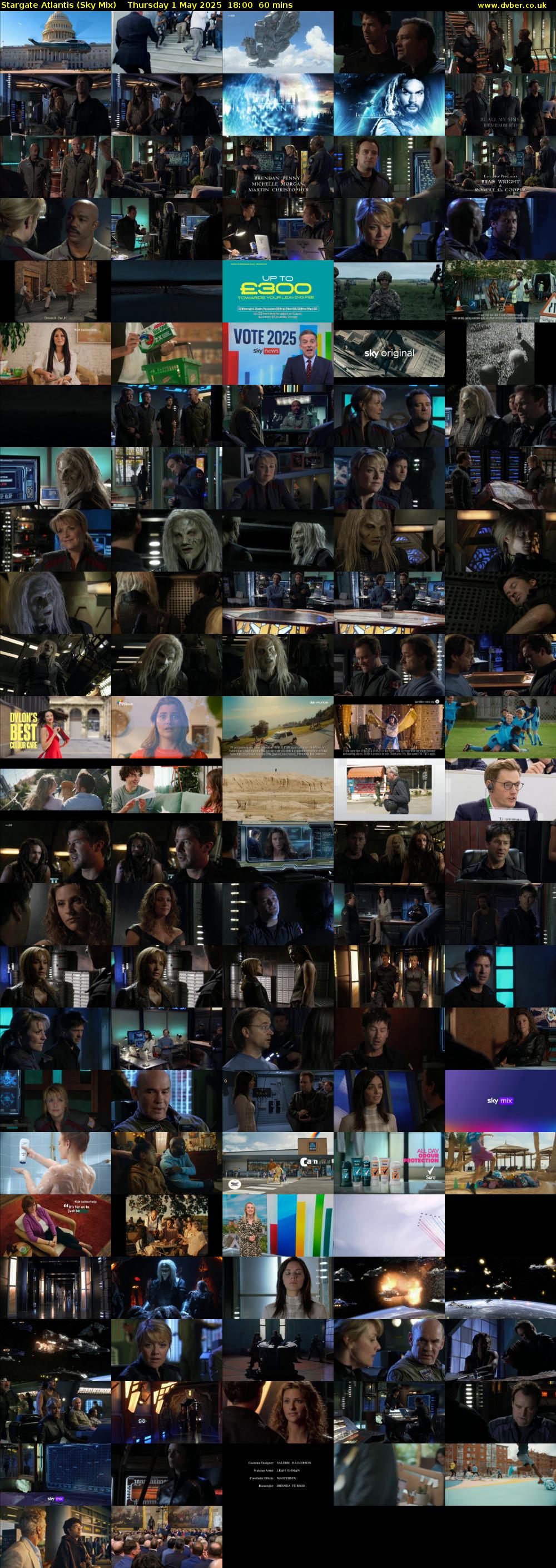 Stargate Atlantis (Sky Mix) Thursday 1 May 2025 18:00 - 19:00