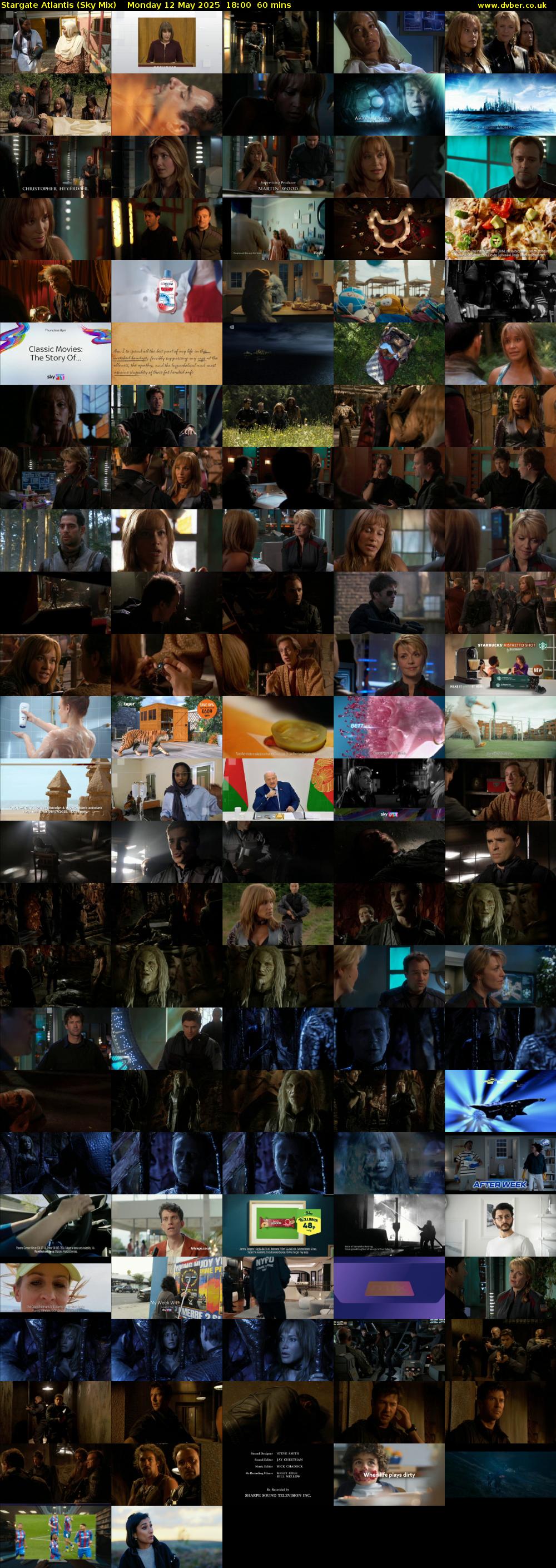 Stargate Atlantis (Sky Mix) Monday 12 May 2025 18:00 - 19:00
