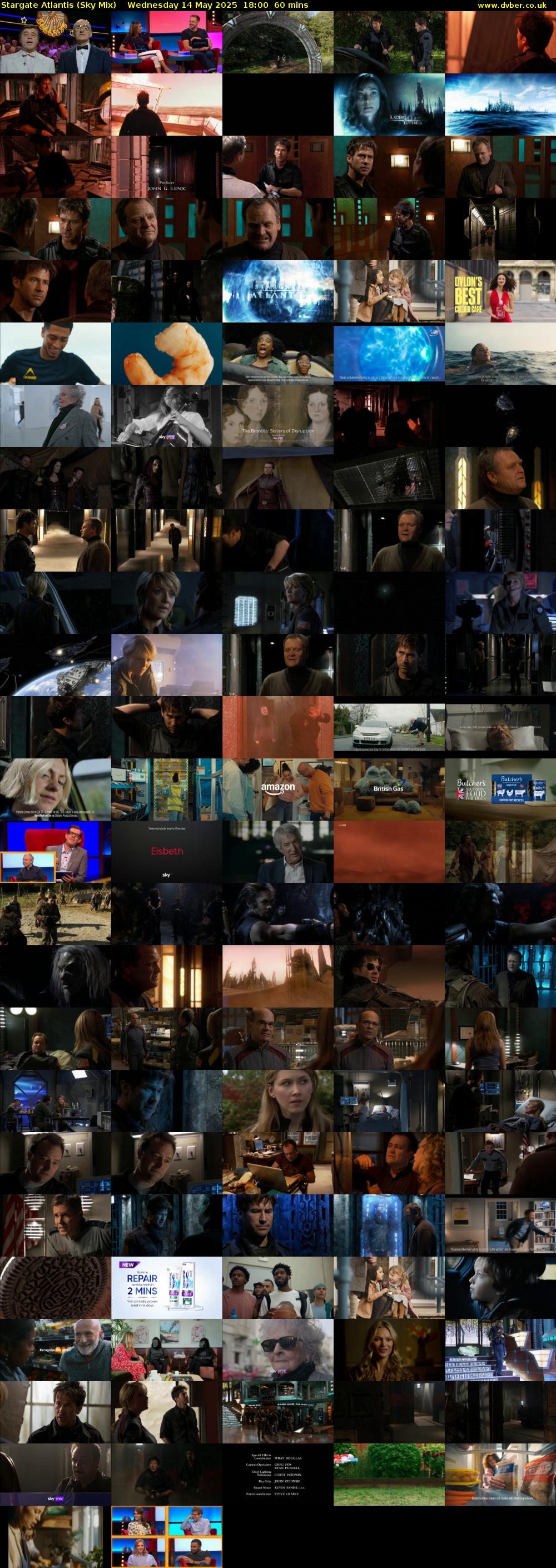 Stargate Atlantis (Sky Mix) Wednesday 14 May 2025 18:00 - 19:00