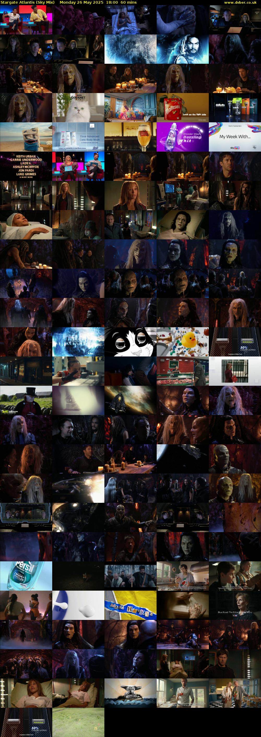 Stargate Atlantis (Sky Mix) Monday 26 May 2025 18:00 - 19:00
