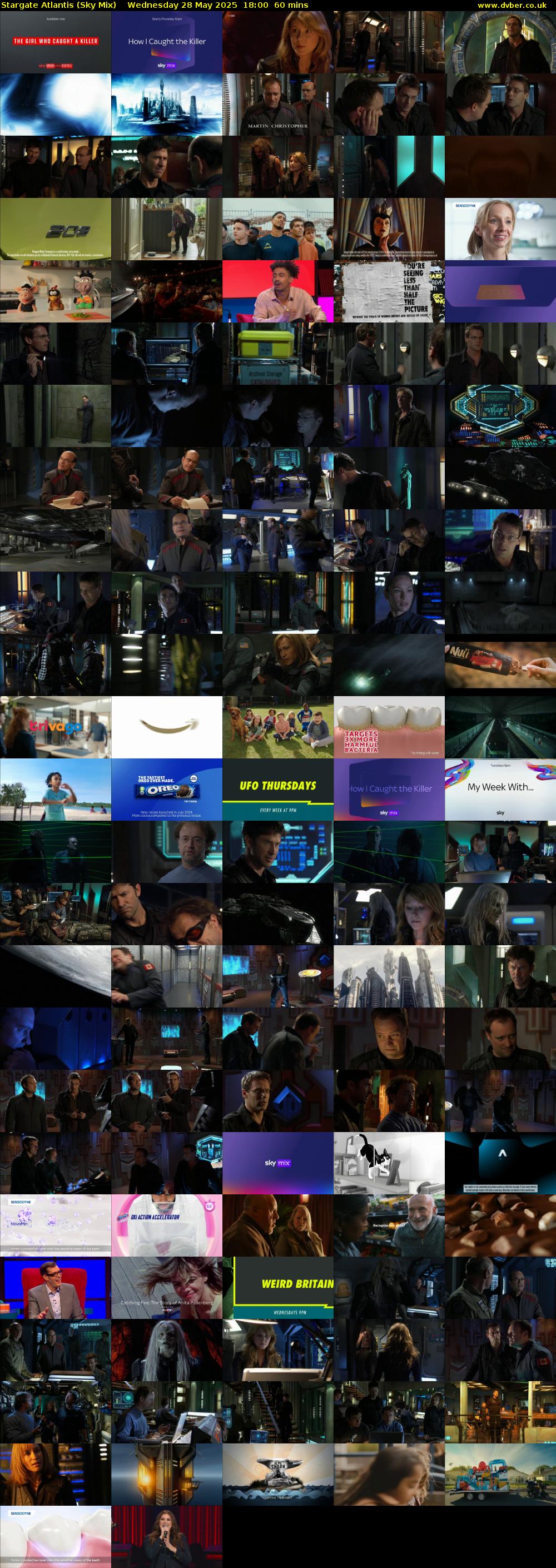 Stargate Atlantis (Sky Mix) Wednesday 28 May 2025 18:00 - 19:00