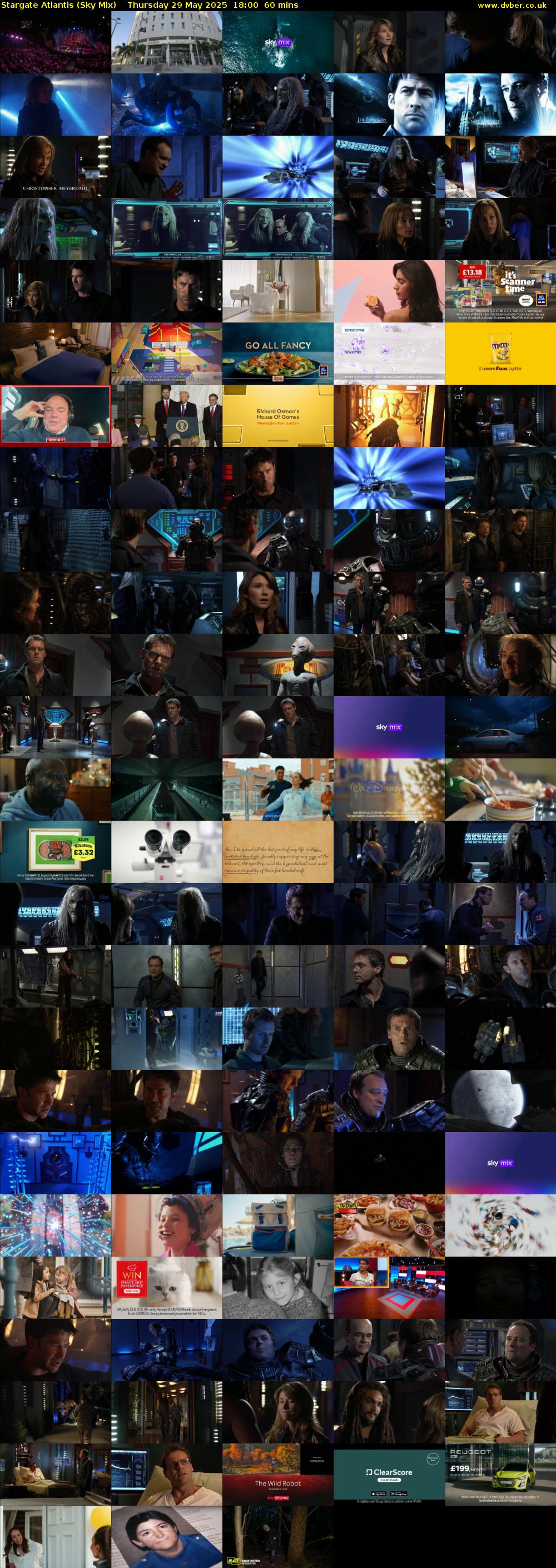 Stargate Atlantis (Sky Mix) Thursday 29 May 2025 18:00 - 19:00