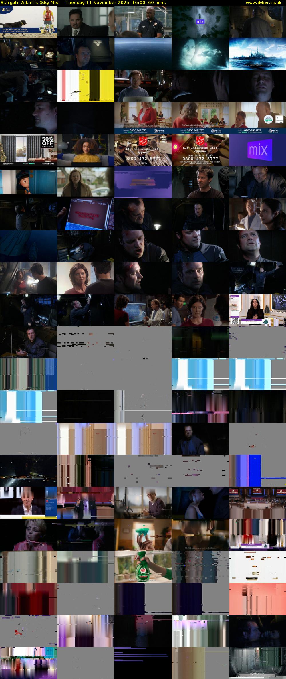 Stargate Atlantis (Sky Mix) Tuesday 11 November 2025 16:00 - 17:00