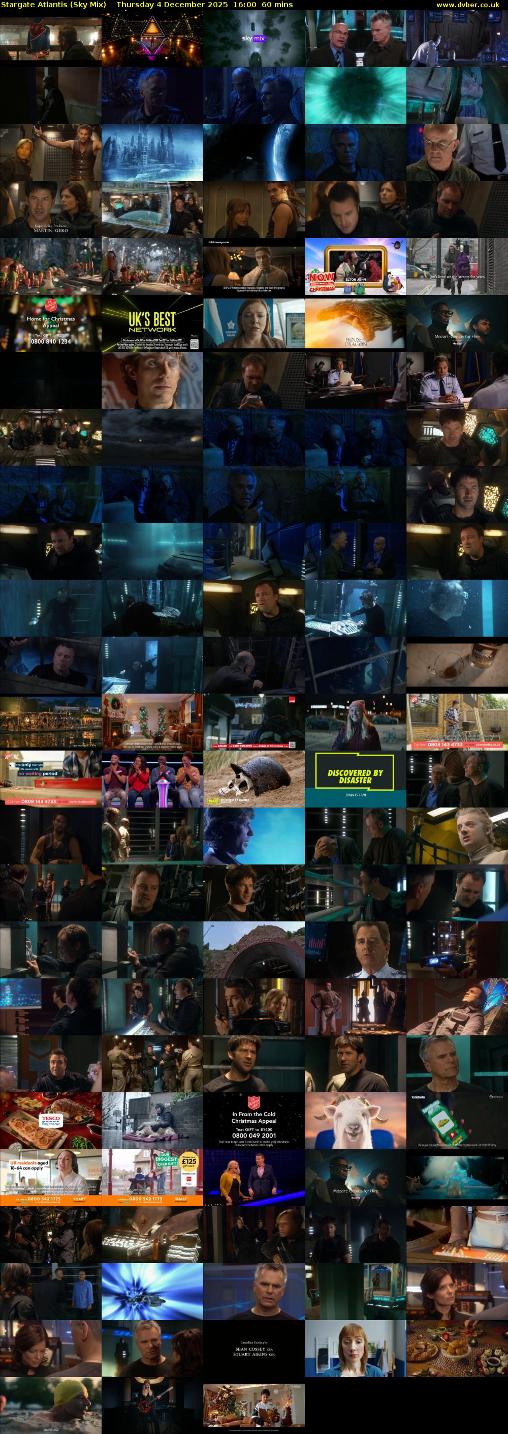 Stargate Atlantis (Sky Mix) Thursday 4 December 2025 16:00 - 17:00