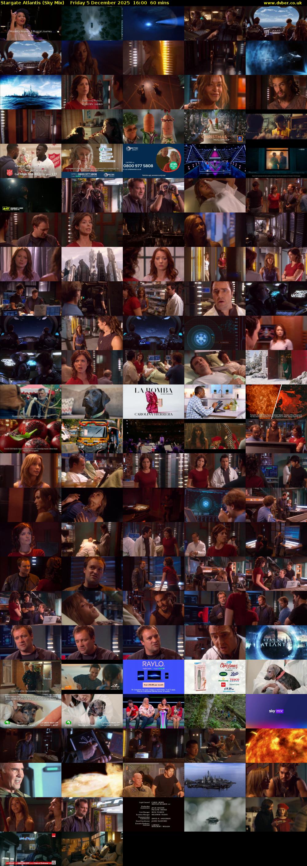 Stargate Atlantis (Sky Mix) Friday 5 December 2025 16:00 - 17:00