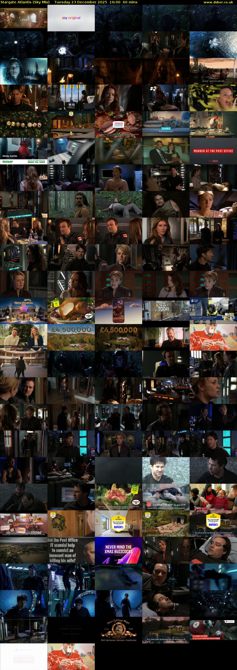 Stargate Atlantis (Sky Mix) Tuesday 23 December 2025 16:00 - 17:00