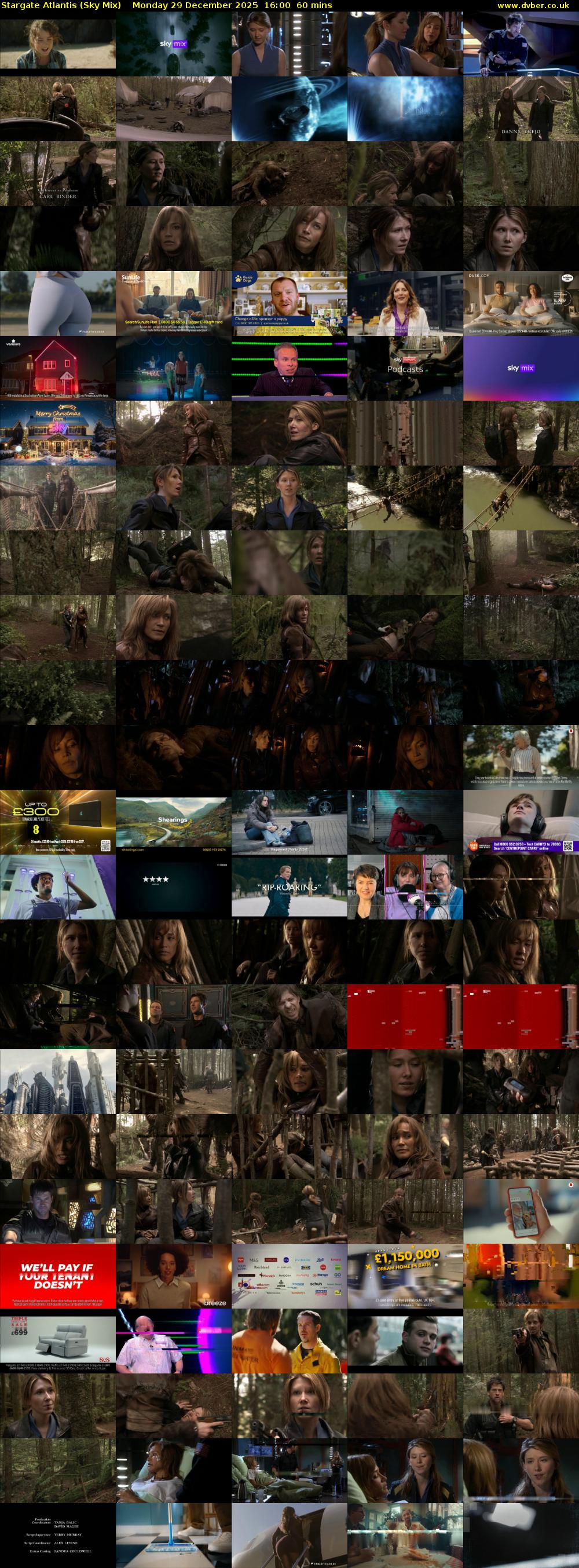 Stargate Atlantis (Sky Mix) Monday 29 December 2025 16:00 - 17:00