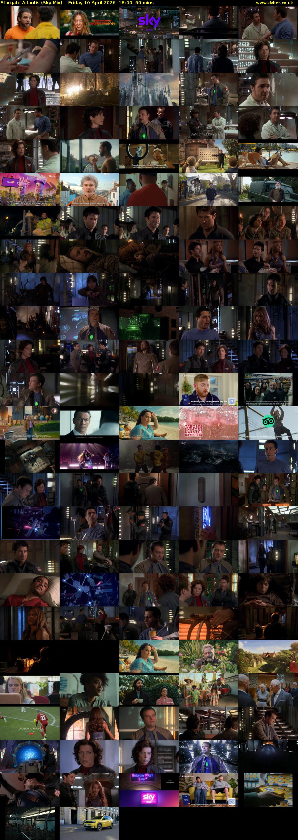Stargate Atlantis (Sky Mix) Friday 10 April 2026 18:00 - 19:00