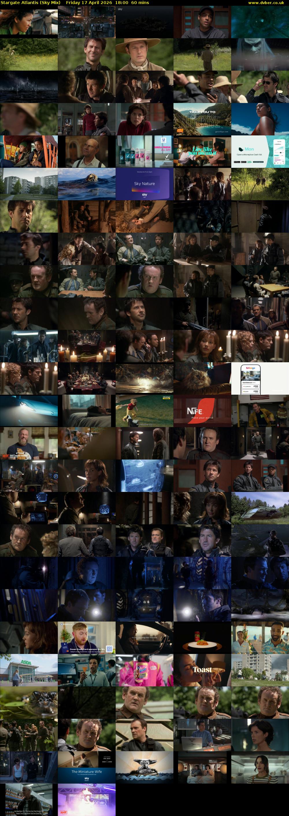 Stargate Atlantis (Sky Mix) Friday 17 April 2026 18:00 - 19:00