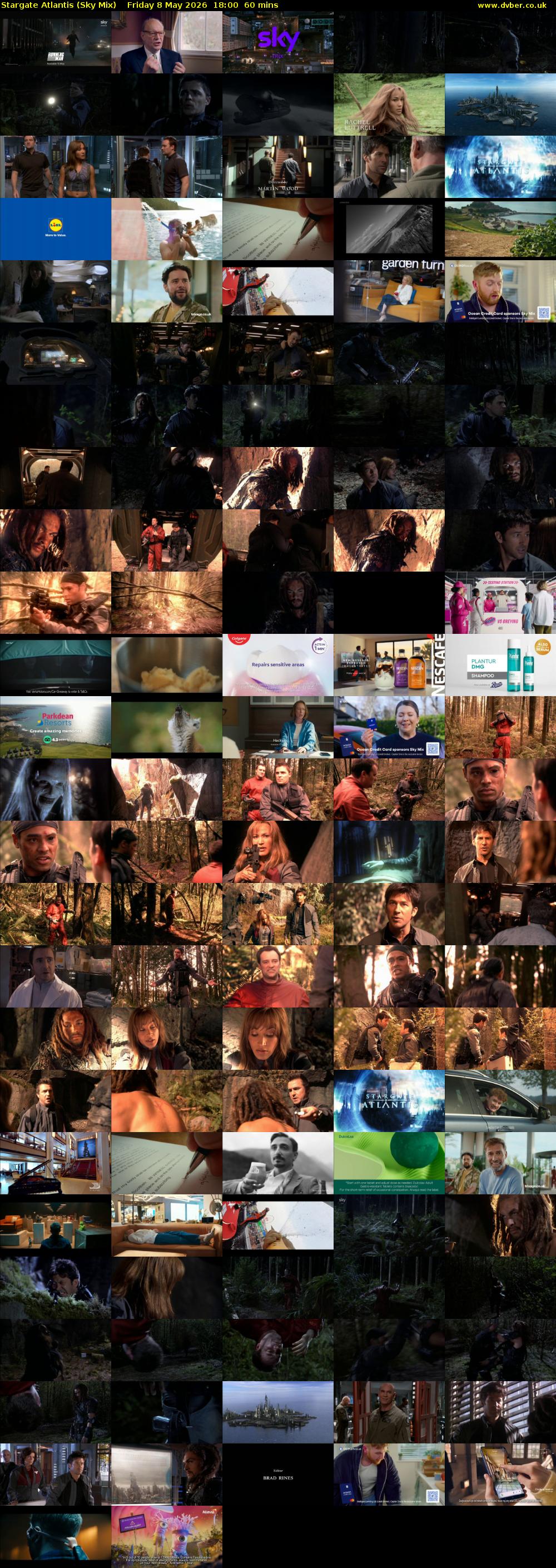 Stargate Atlantis (Sky Mix) Friday 8 May 2026 18:00 - 19:00