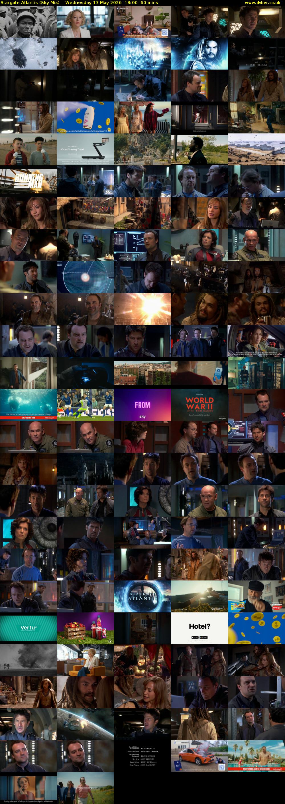 Stargate Atlantis (Sky Mix) Wednesday 13 May 2026 18:00 - 19:00