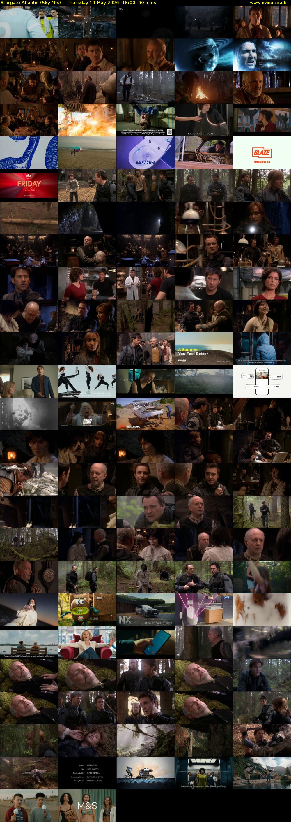 Stargate Atlantis (Sky Mix) Thursday 14 May 2026 18:00 - 19:00