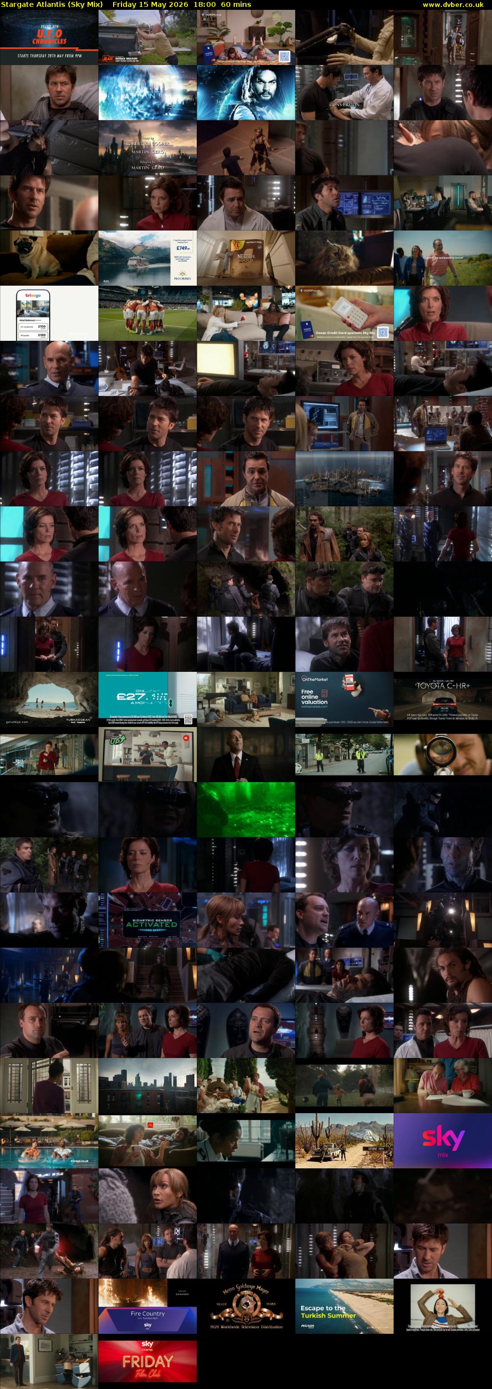 Stargate Atlantis (Sky Mix) Friday 15 May 2026 18:00 - 19:00