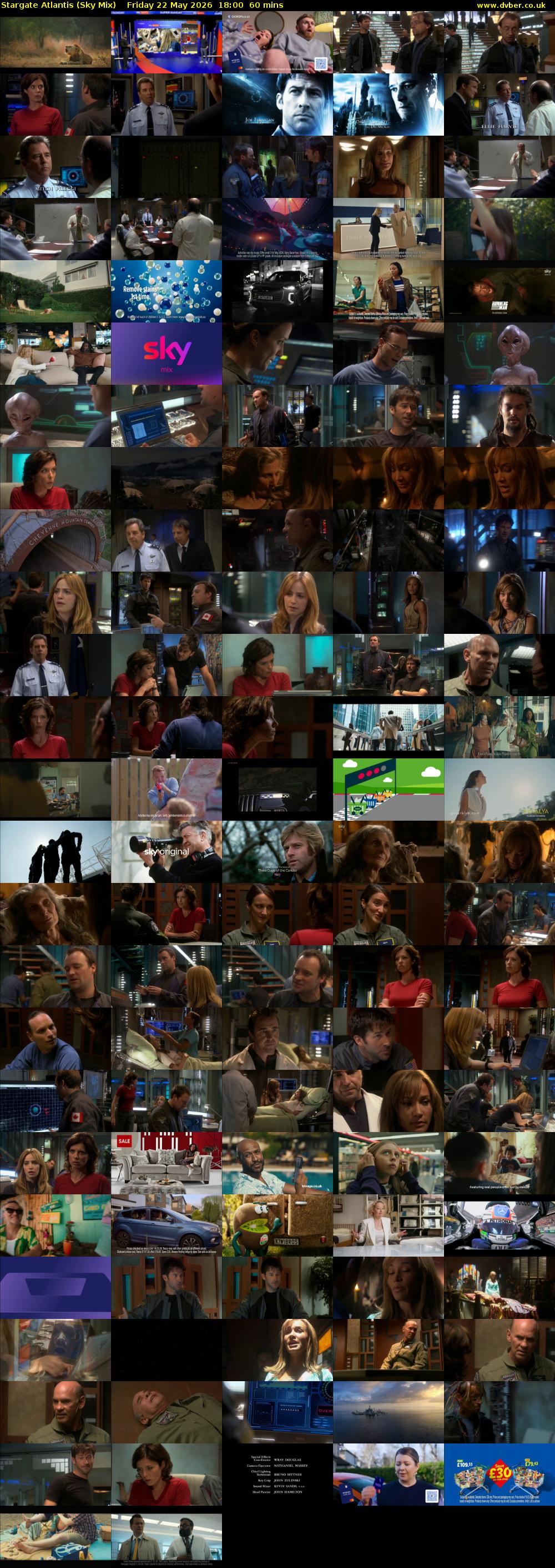 Stargate Atlantis (Sky Mix) Friday 22 May 2026 18:00 - 19:00