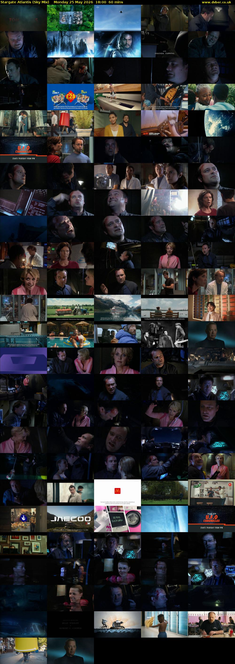 Stargate Atlantis (Sky Mix) Monday 25 May 2026 18:00 - 19:00