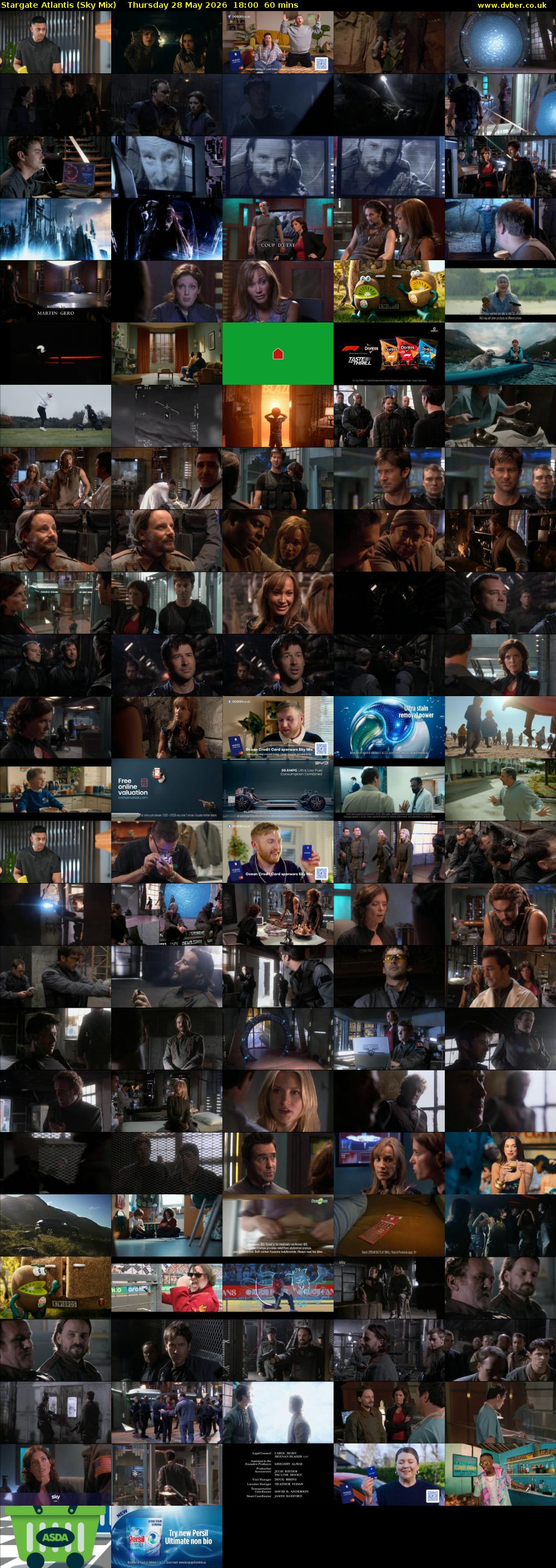 Stargate Atlantis (Sky Mix) Thursday 28 May 2026 18:00 - 19:00
