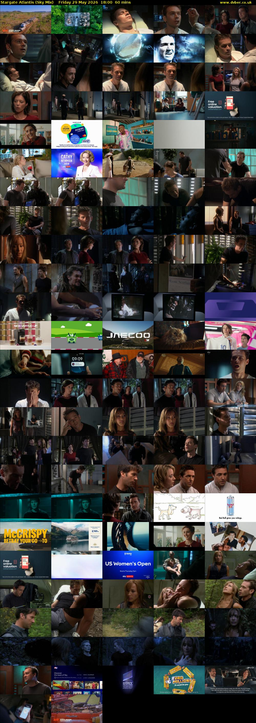 Stargate Atlantis (Sky Mix) Friday 29 May 2026 18:00 - 19:00