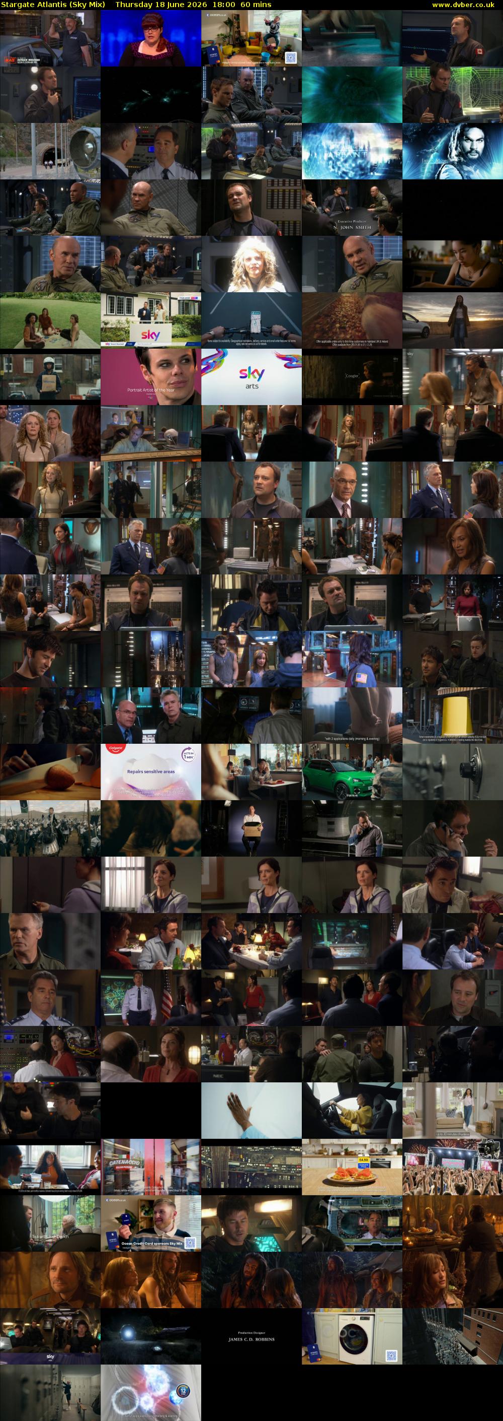 Stargate Atlantis (Sky Mix) Thursday 18 June 2026 18:00 - 19:00