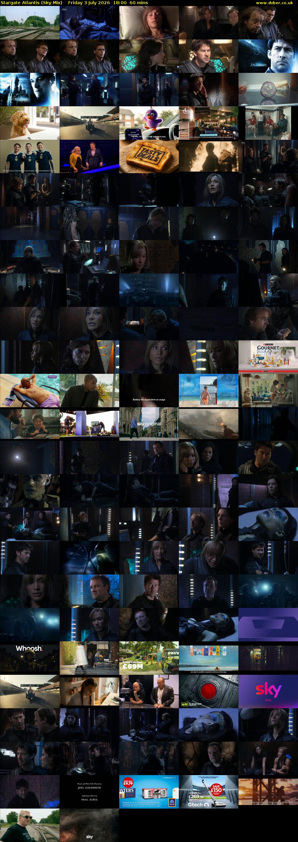 Stargate Atlantis (Sky Mix) Friday 3 July 2026 18:00 - 19:00