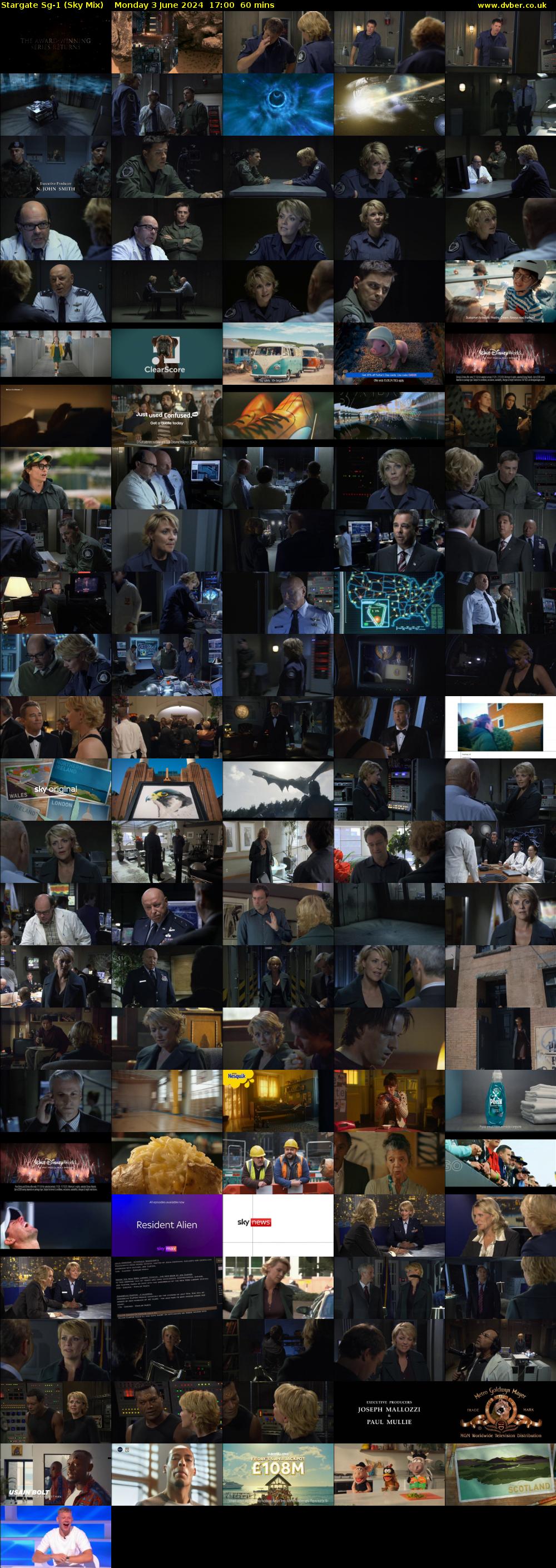Stargate Sg-1 (Sky Mix) Monday 3 June 2024 17:00 - 18:00
