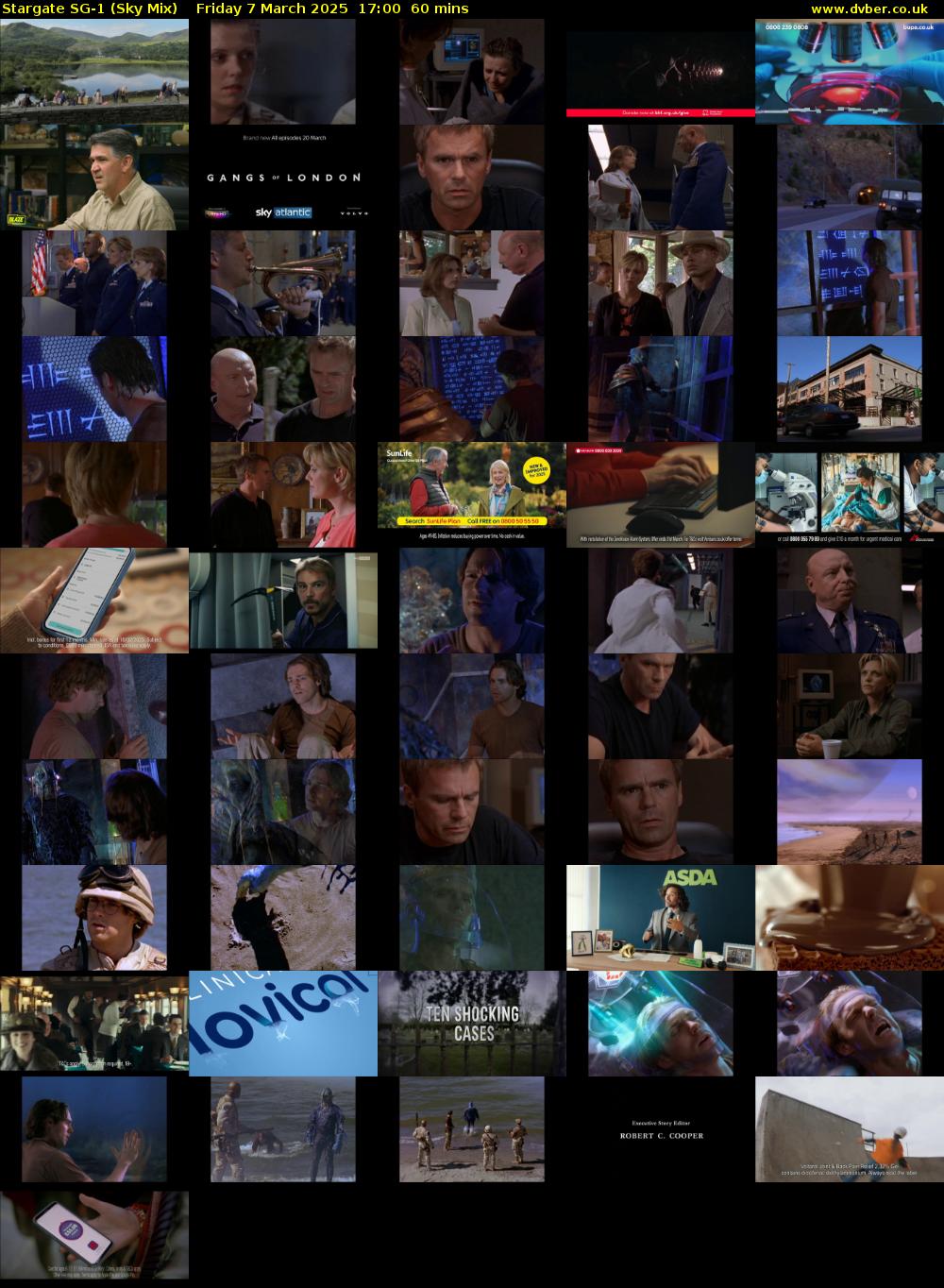 Stargate Sg-1 (Sky Mix) Friday 7 March 2025 17:00 - 18:00