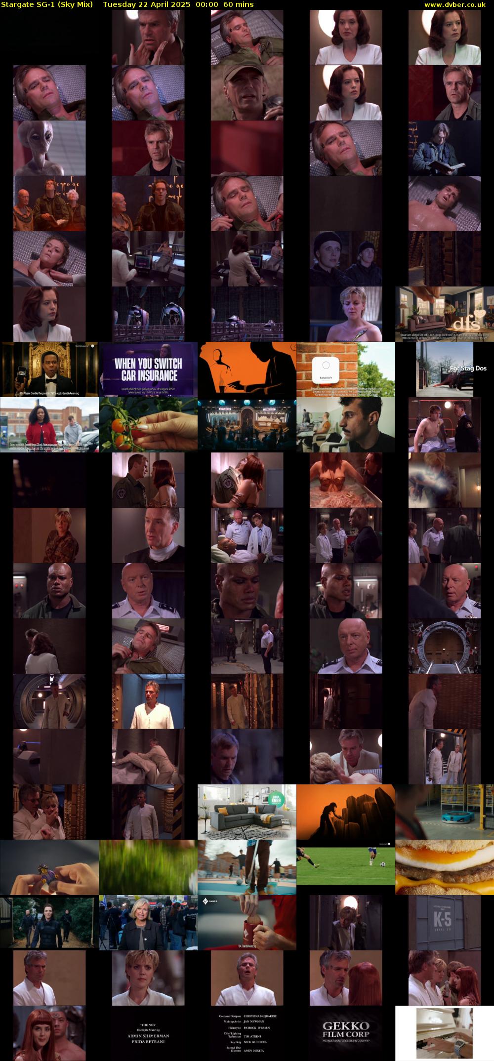 Stargate Sg-1 (Sky Mix) Tuesday 22 April 2025 00:00 - 01:00