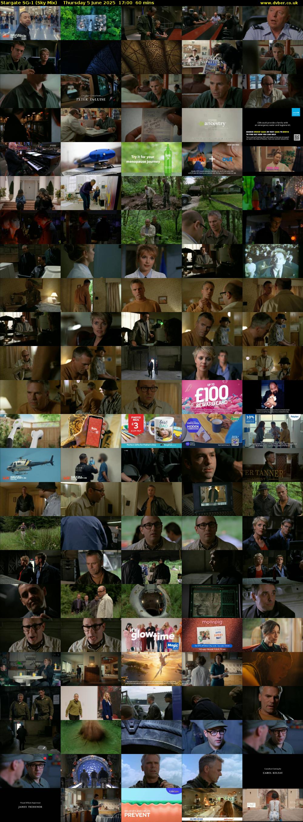 Stargate Sg-1 (Sky Mix) Thursday 5 June 2025 17:00 - 18:00