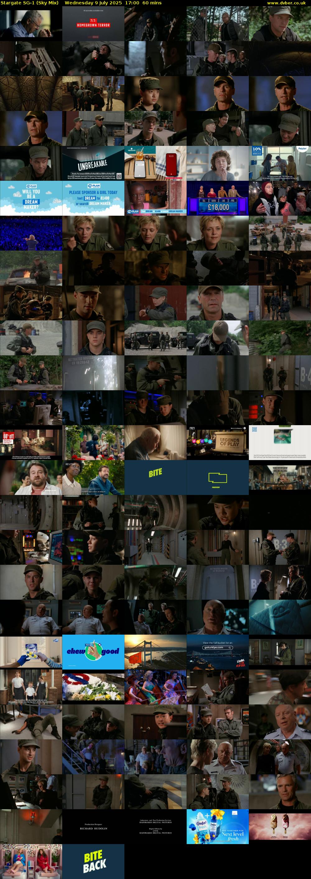Stargate Sg-1 (Sky Mix) Wednesday 9 July 2025 17:00 - 18:00
