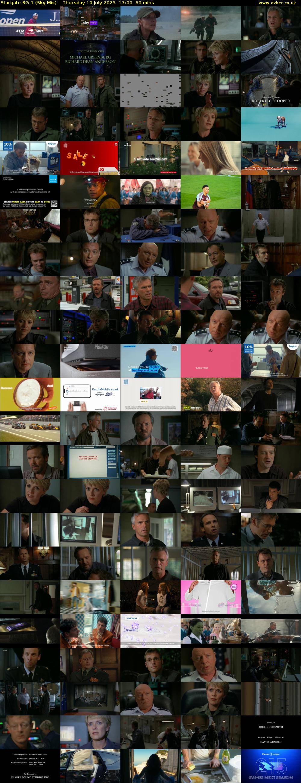 Stargate Sg-1 (Sky Mix) Thursday 10 July 2025 17:00 - 18:00