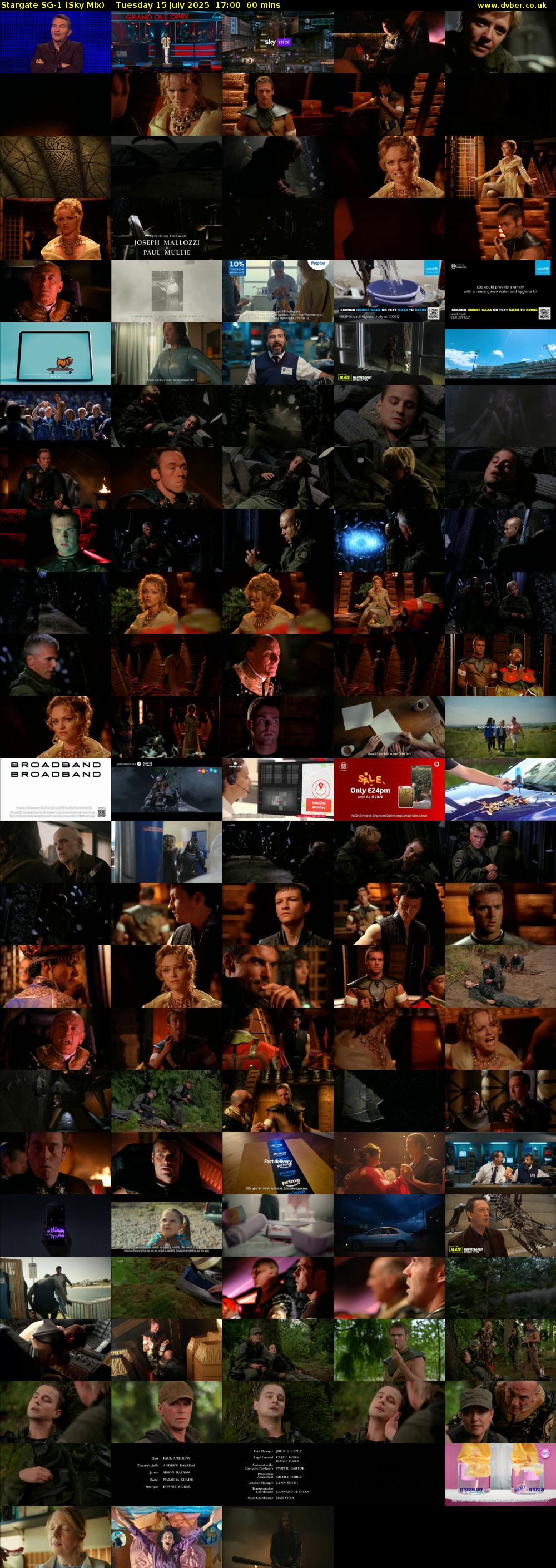 Stargate Sg-1 (Sky Mix) Tuesday 15 July 2025 17:00 - 18:00