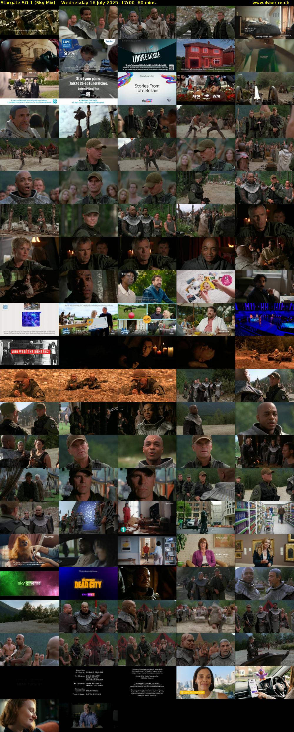 Stargate Sg-1 (Sky Mix) Wednesday 16 July 2025 17:00 - 18:00