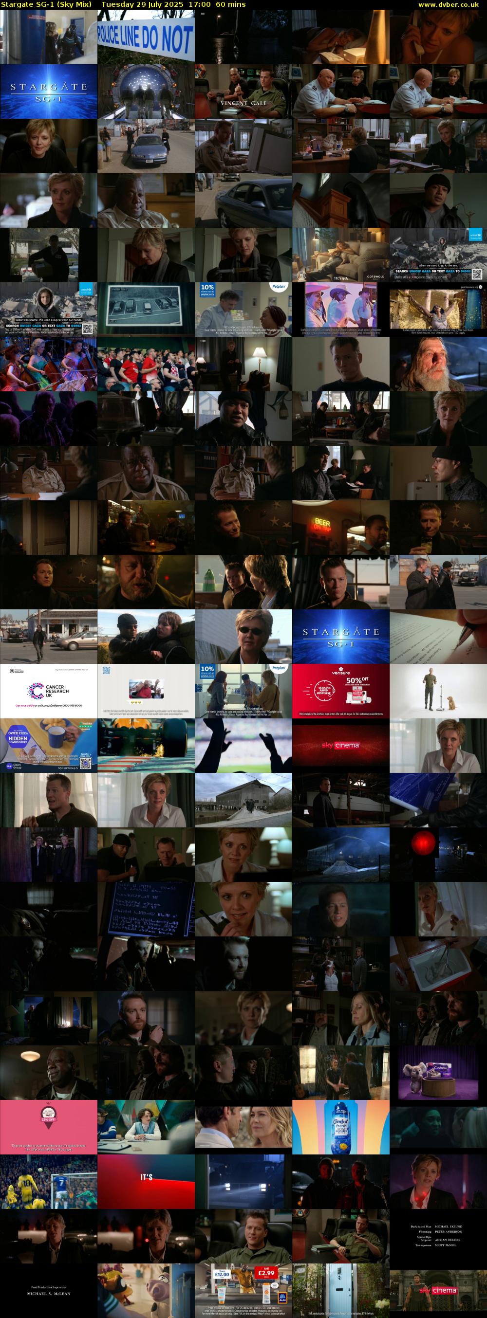 Stargate Sg-1 (Sky Mix) Tuesday 29 July 2025 17:00 - 18:00