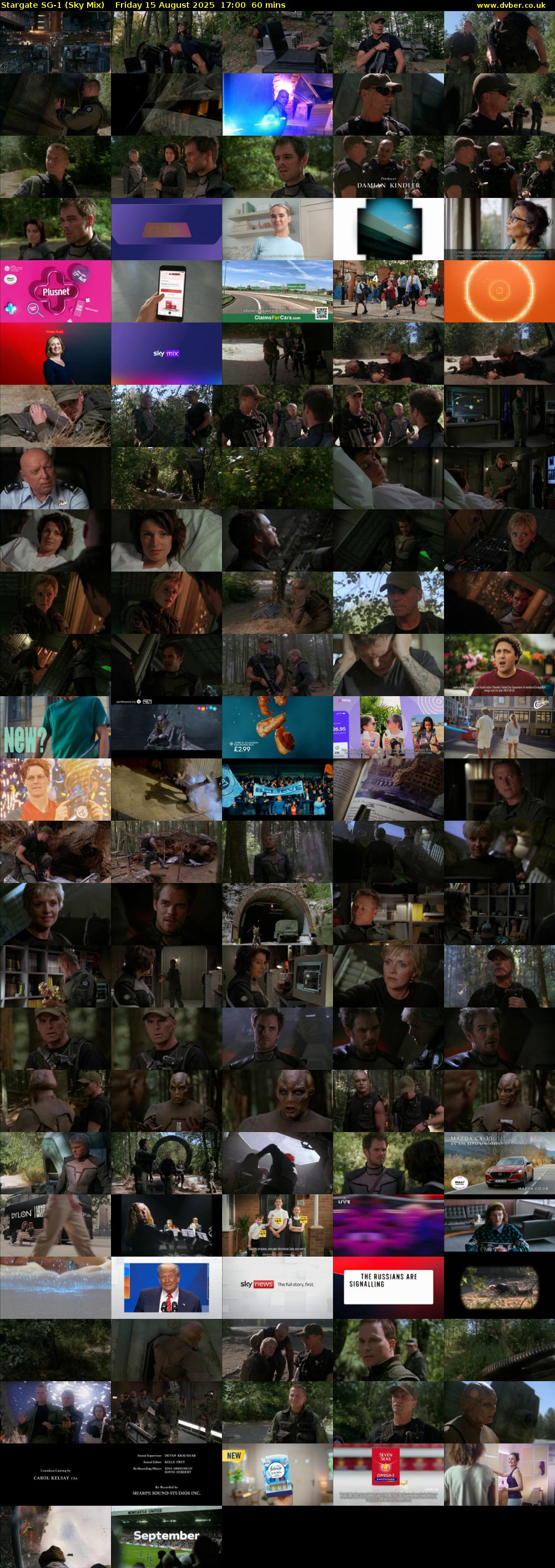 Stargate Sg-1 (Sky Mix) Friday 15 August 2025 17:00 - 18:00