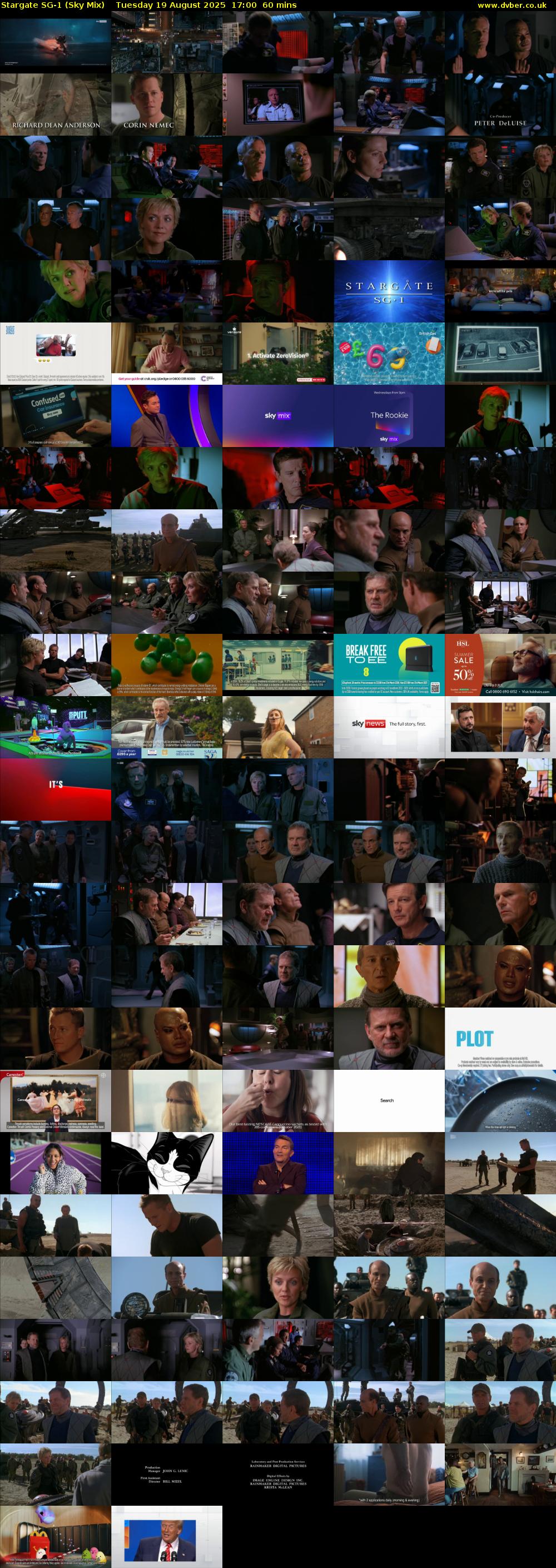 Stargate Sg-1 (Sky Mix) Tuesday 19 August 2025 17:00 - 18:00