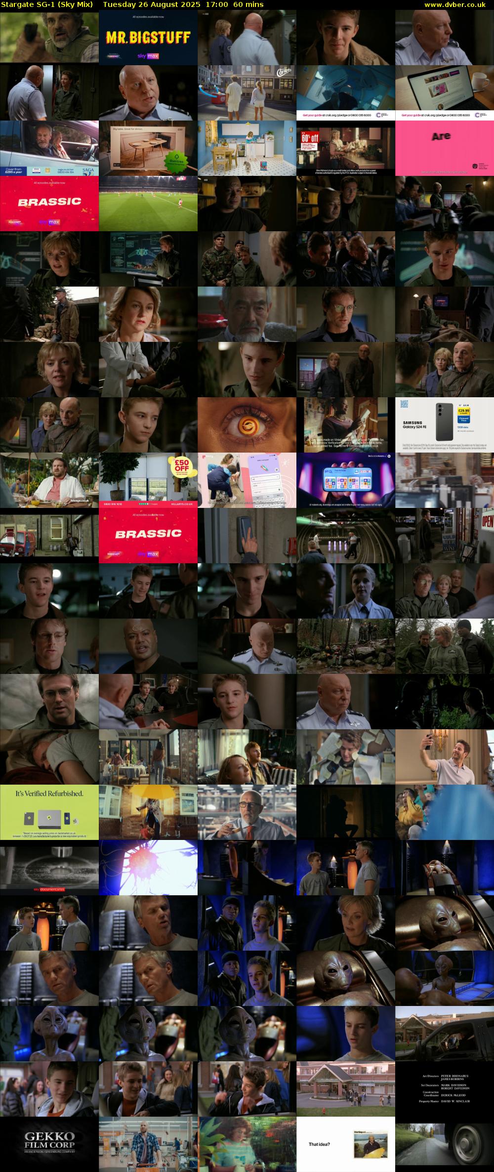 Stargate Sg-1 (Sky Mix) Tuesday 26 August 2025 17:00 - 18:00