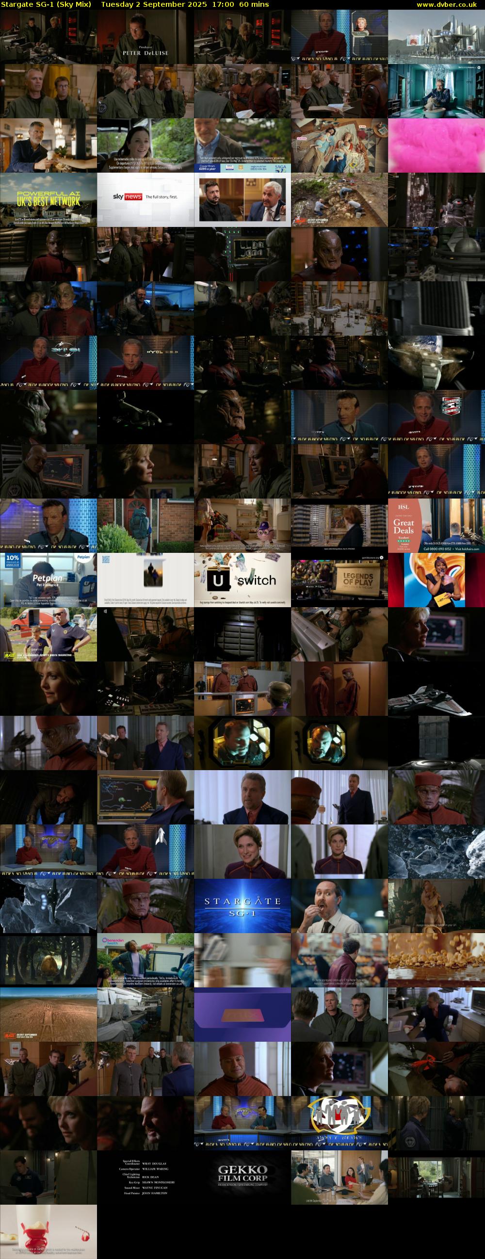 Stargate Sg-1 (Sky Mix) Tuesday 2 September 2025 17:00 - 18:00