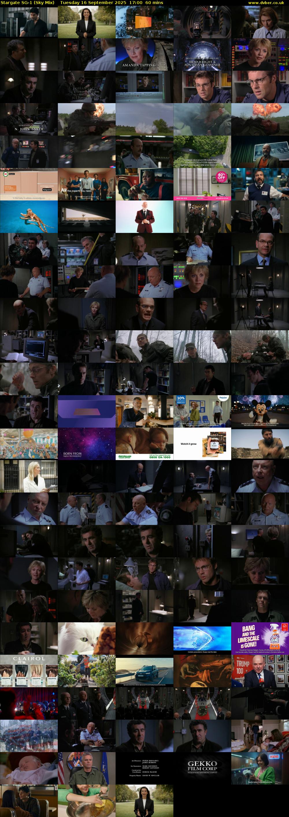 Stargate Sg-1 (Sky Mix) Tuesday 16 September 2025 17:00 - 18:00