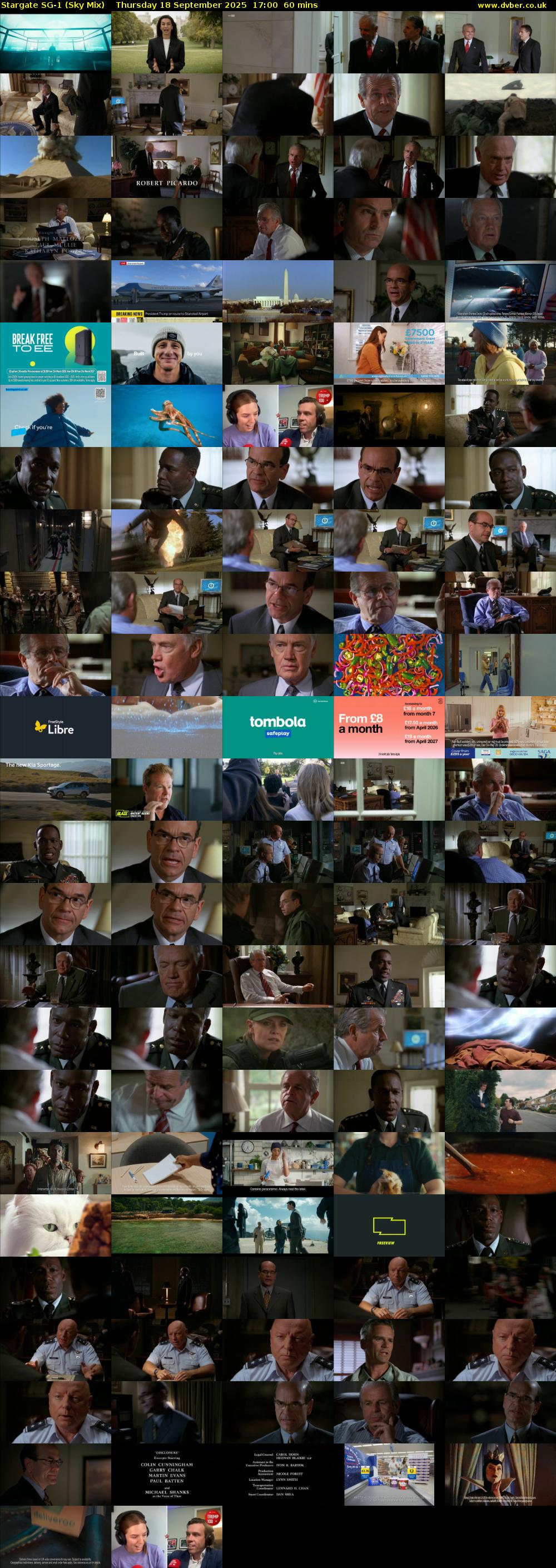 Stargate Sg-1 (Sky Mix) Thursday 18 September 2025 17:00 - 18:00