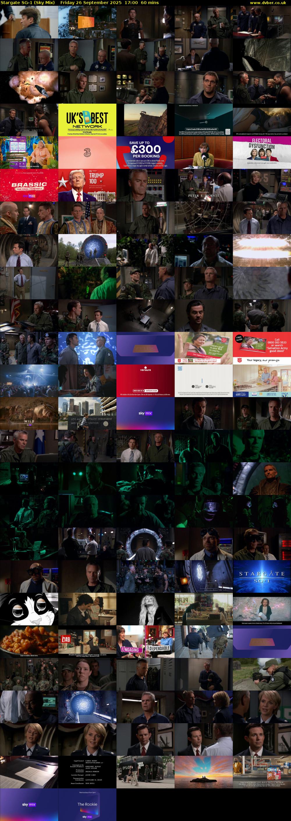 Stargate Sg-1 (Sky Mix) Friday 26 September 2025 17:00 - 18:00