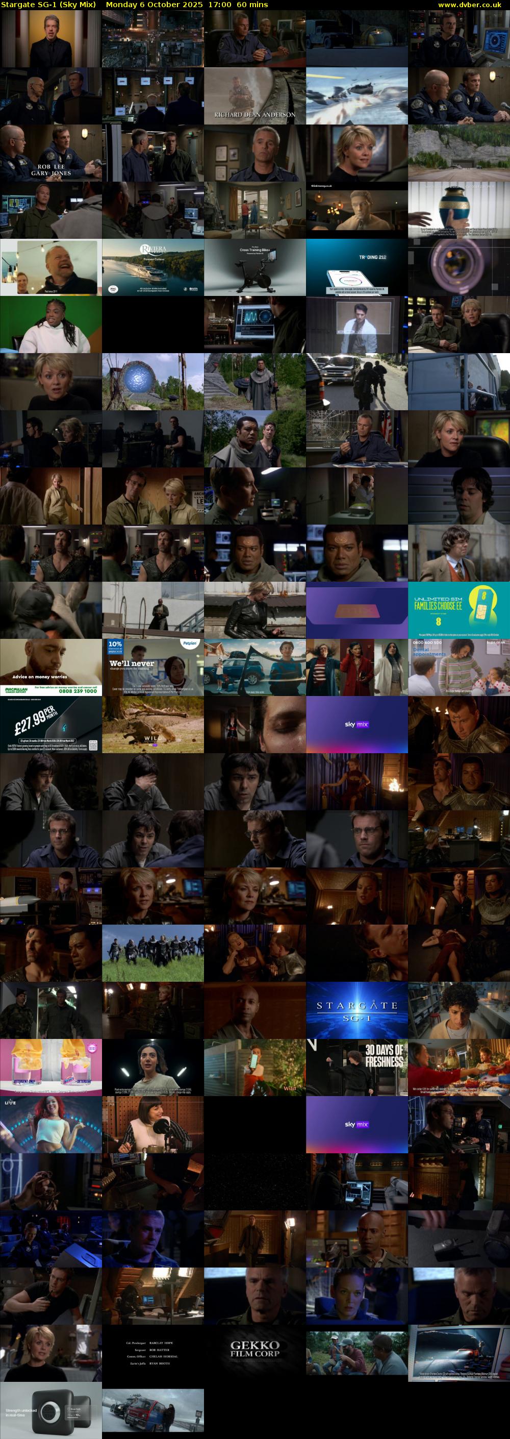 Stargate Sg-1 (Sky Mix) Monday 6 October 2025 17:00 - 18:00