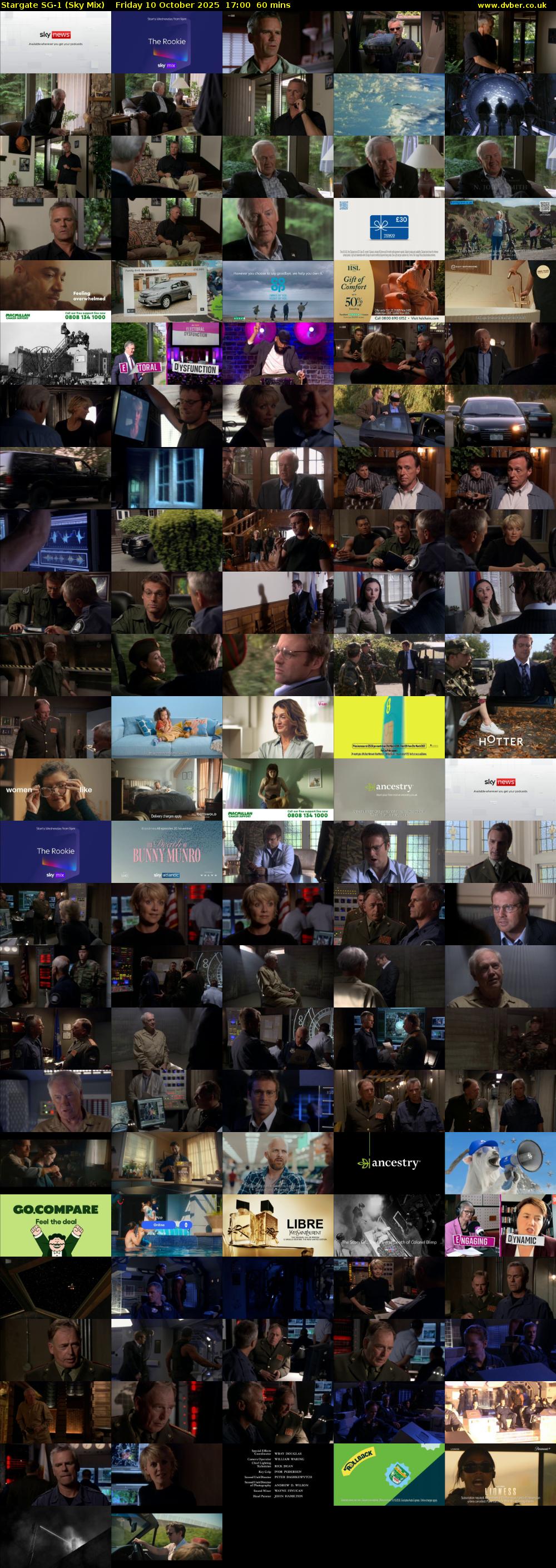 Stargate Sg-1 (Sky Mix) Friday 10 October 2025 17:00 - 18:00