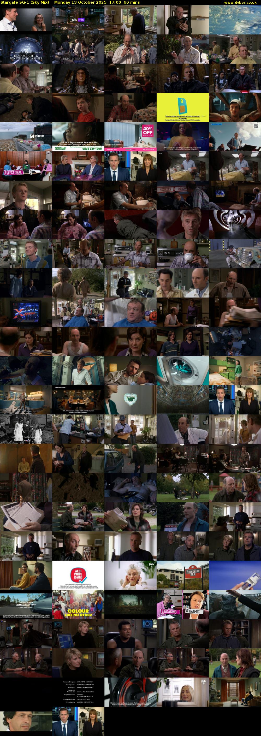 Stargate Sg-1 (Sky Mix) Monday 13 October 2025 17:00 - 18:00