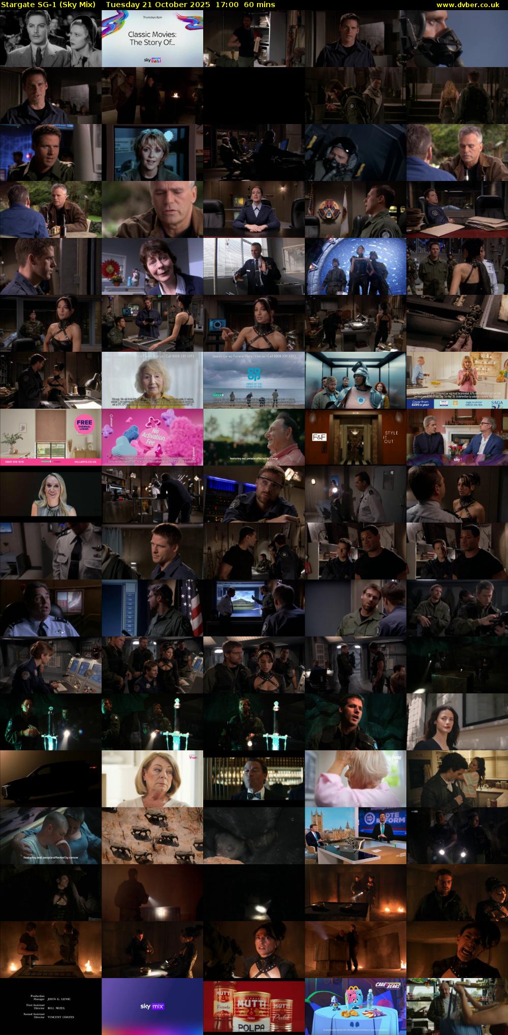 Stargate Sg-1 (Sky Mix) Tuesday 21 October 2025 17:00 - 18:00