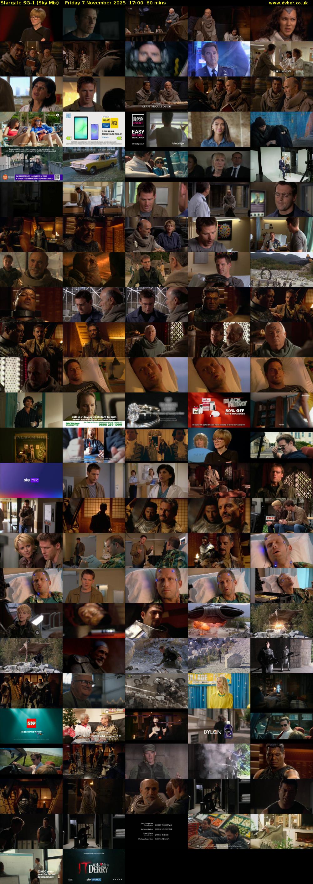 Stargate Sg-1 (Sky Mix) Friday 7 November 2025 17:00 - 18:00
