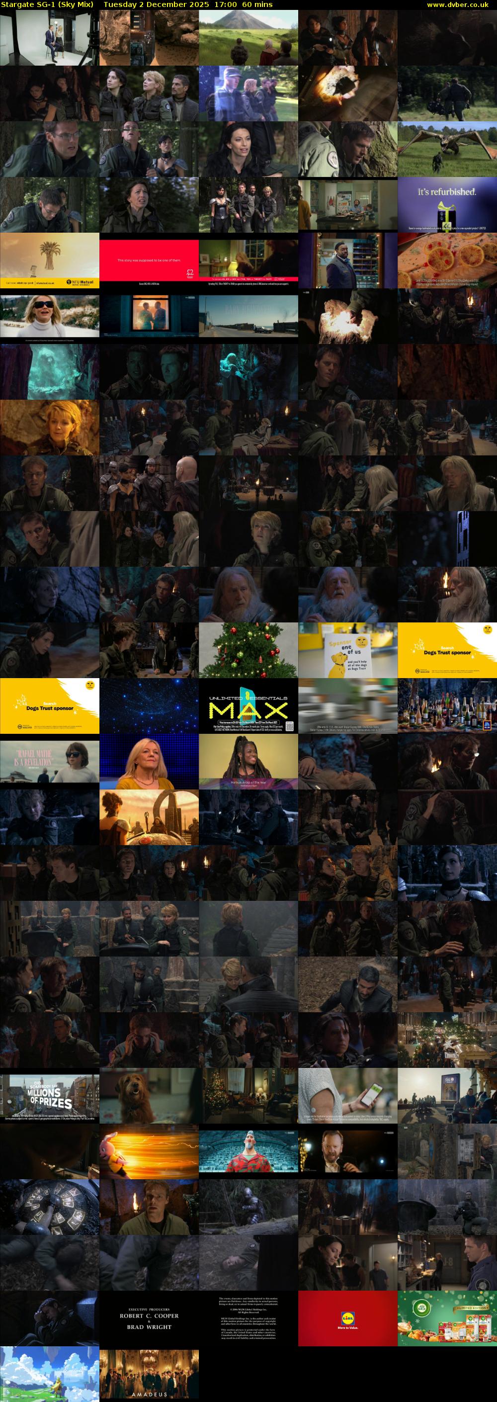 Stargate Sg-1 (Sky Mix) Tuesday 2 December 2025 17:00 - 18:00