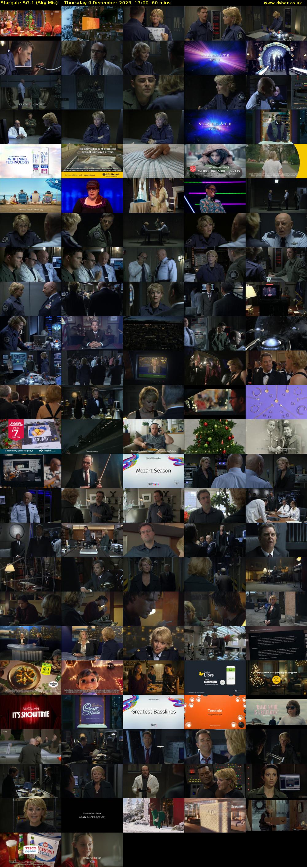Stargate Sg-1 (Sky Mix) Thursday 4 December 2025 17:00 - 18:00