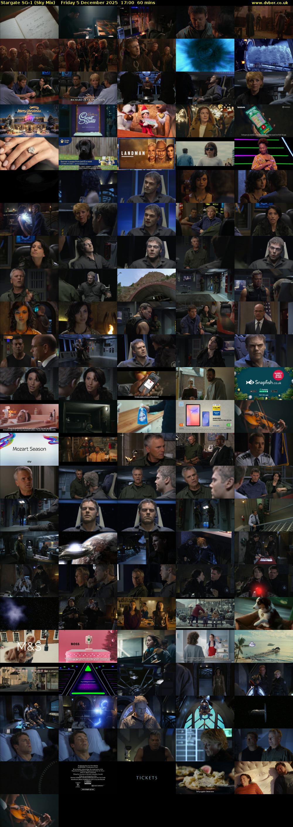 Stargate Sg-1 (Sky Mix) Friday 5 December 2025 17:00 - 18:00